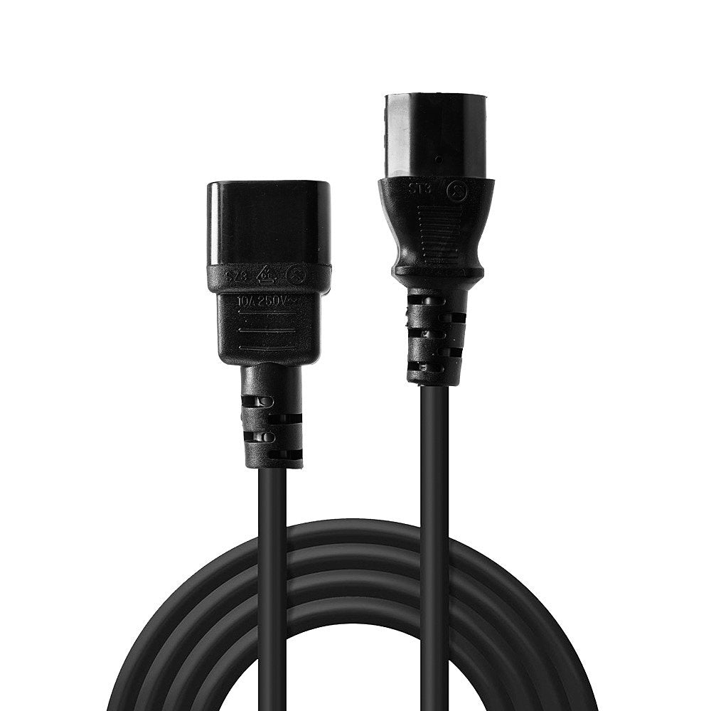 Lindy Netzkabel – IEC C14 zu IEC C13, 0,5 m, schwarz