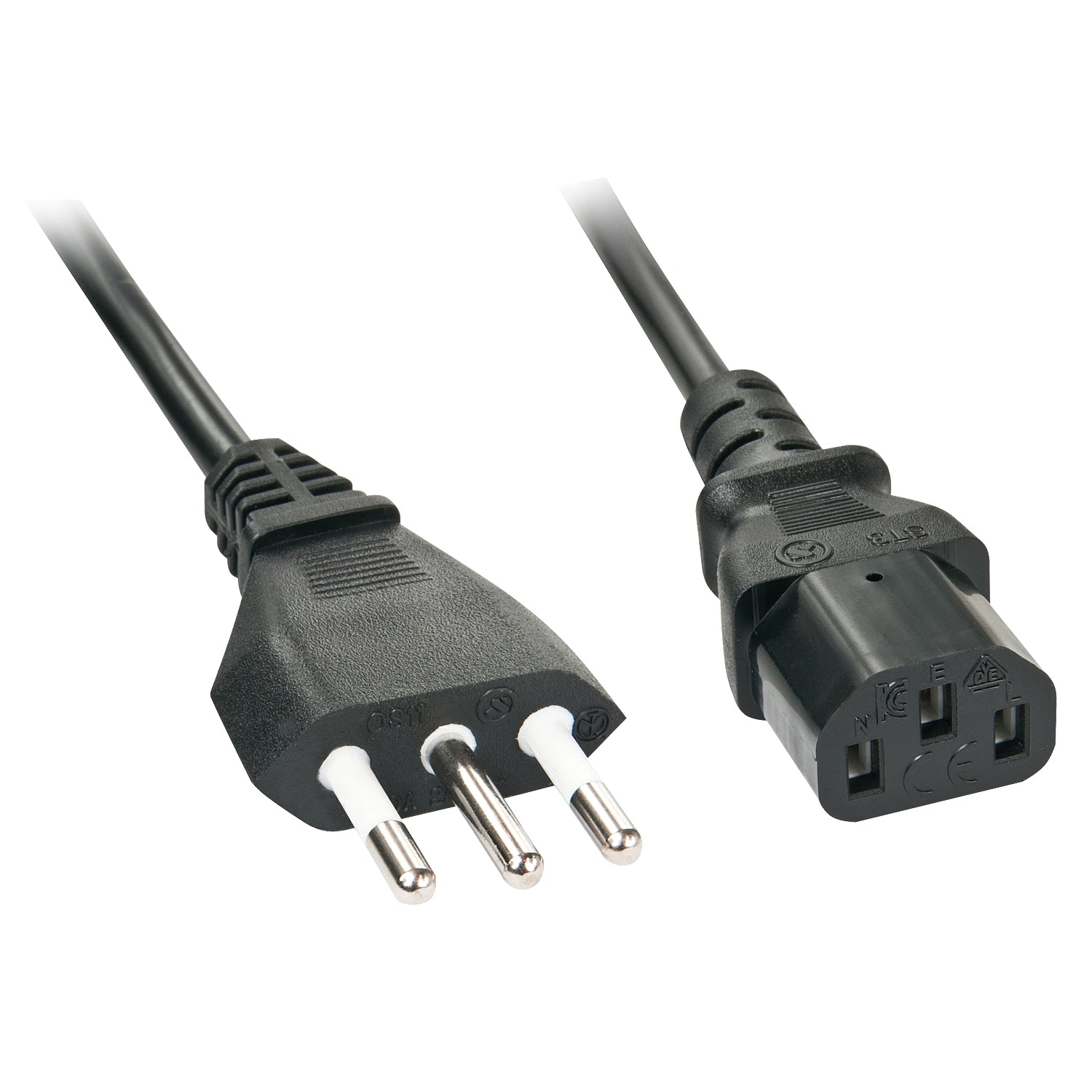 Lindy Netzkabel, Italienischer Stecker auf IEC C13, 0,7 m