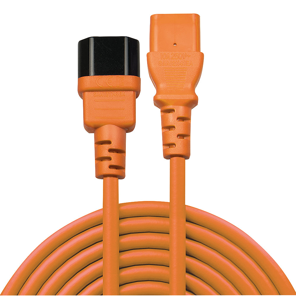 Lindy Netzkabel, 0,5 m, Orange