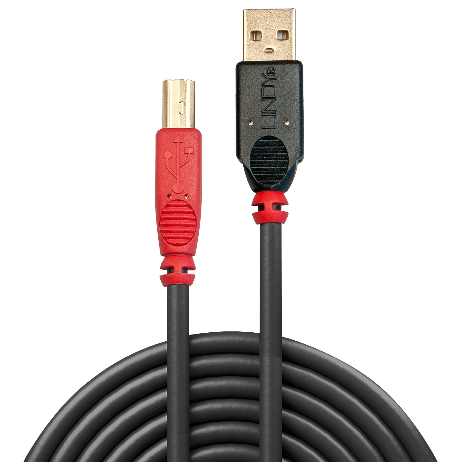 Lindy USB-Kabel, USB-A zu USB-B, 15 m, USB 2.0