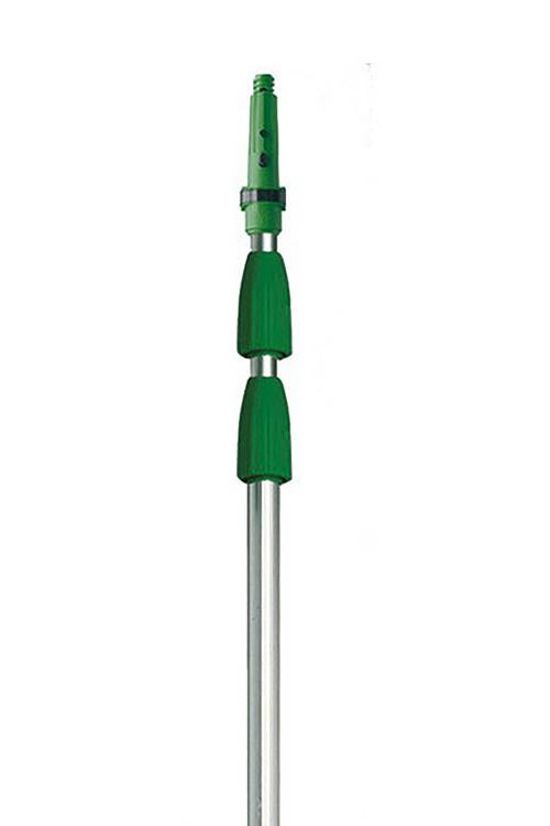 Unger Wischerstiel OptiLoc – 600 cm, Aluminium/Kunststoff, grün/silber, 1 Stk.