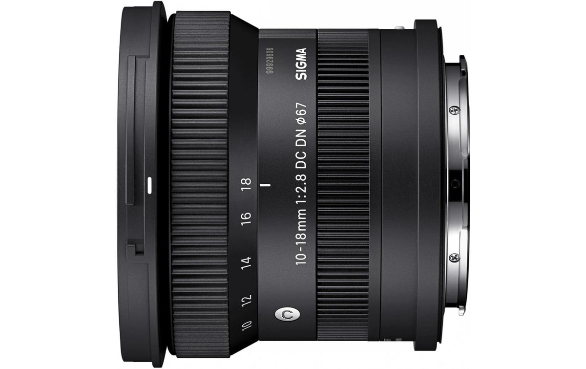 Sigma 10–18mm f/2.8 Weitwinkelobjektiv – Bildstabilisator, APS-C – für Sony E-Mount – Schwarz