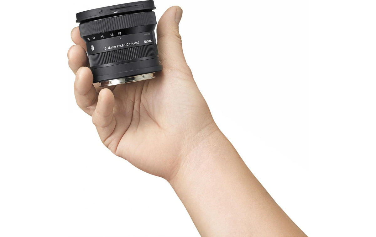 Sigma 10–18mm f/2.8 Weitwinkelobjektiv – Bildstabilisator, APS-C – für Sony E-Mount – Schwarz