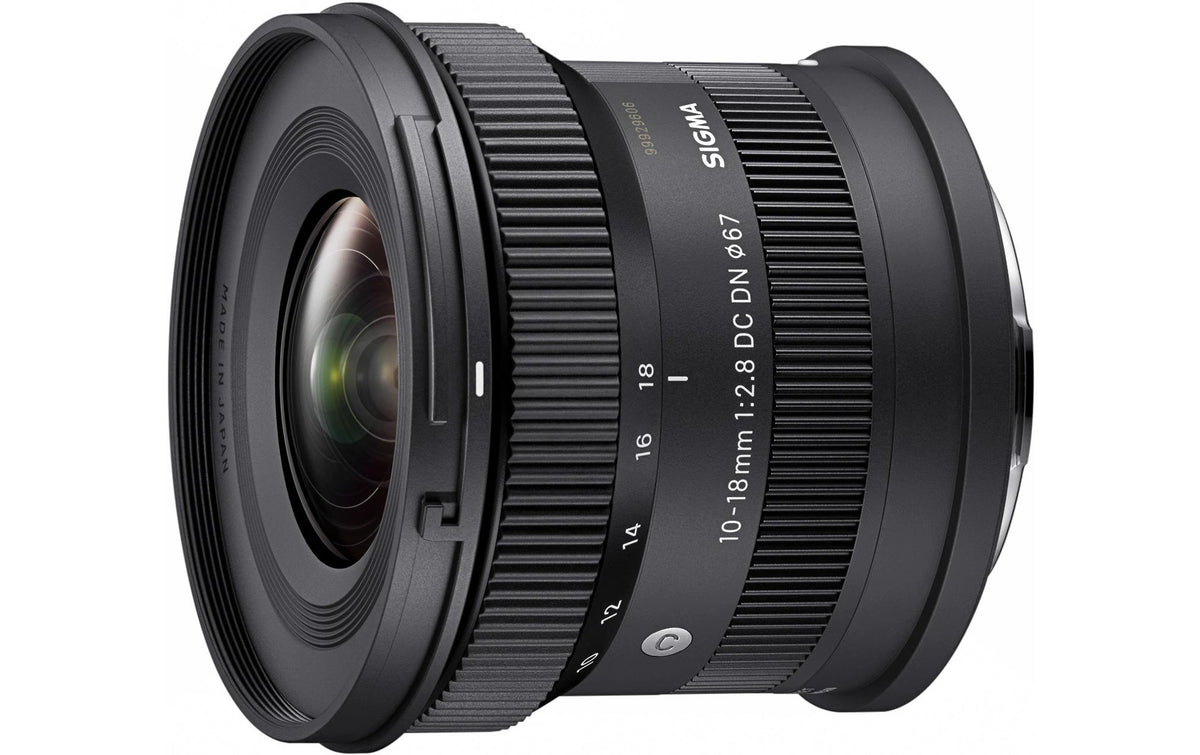 Sigma 10–18mm f/2.8 Weitwinkelobjektiv – Bildstabilisator, APS-C – für Sony E-Mount – Schwarz