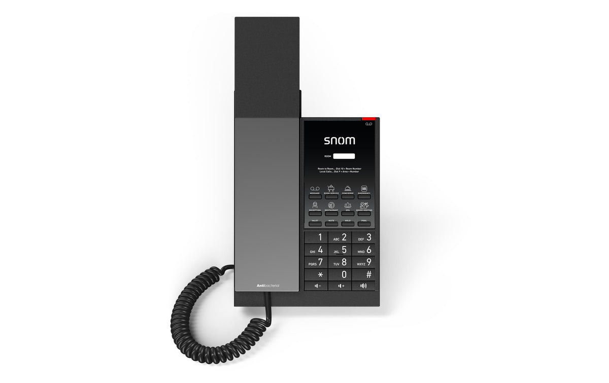 Snom HD350W – WLAN-Telefon, WLAN, PoE, Schwarz