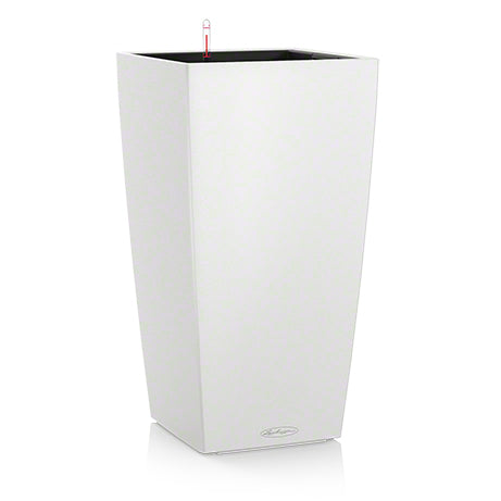 LECHUZA Topfpflanzer – 30 × 30 × 56 cm – Kunststoff, weiss