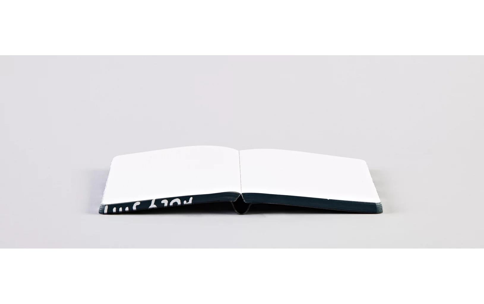 nuuna Notizbuch – 108 × 151 mm – 176 Seiten – 120 g/m² – Softcover, abgerundete Kanten – schwarz/weiß