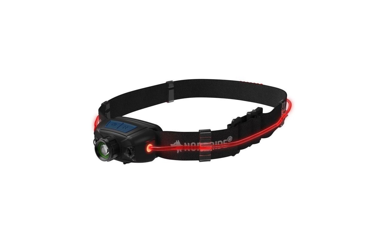 NORDRIDE Stirnlampe Active Sport R – 330 lm, 160 m, IP65, Laufzeit 22 h – Schwarz