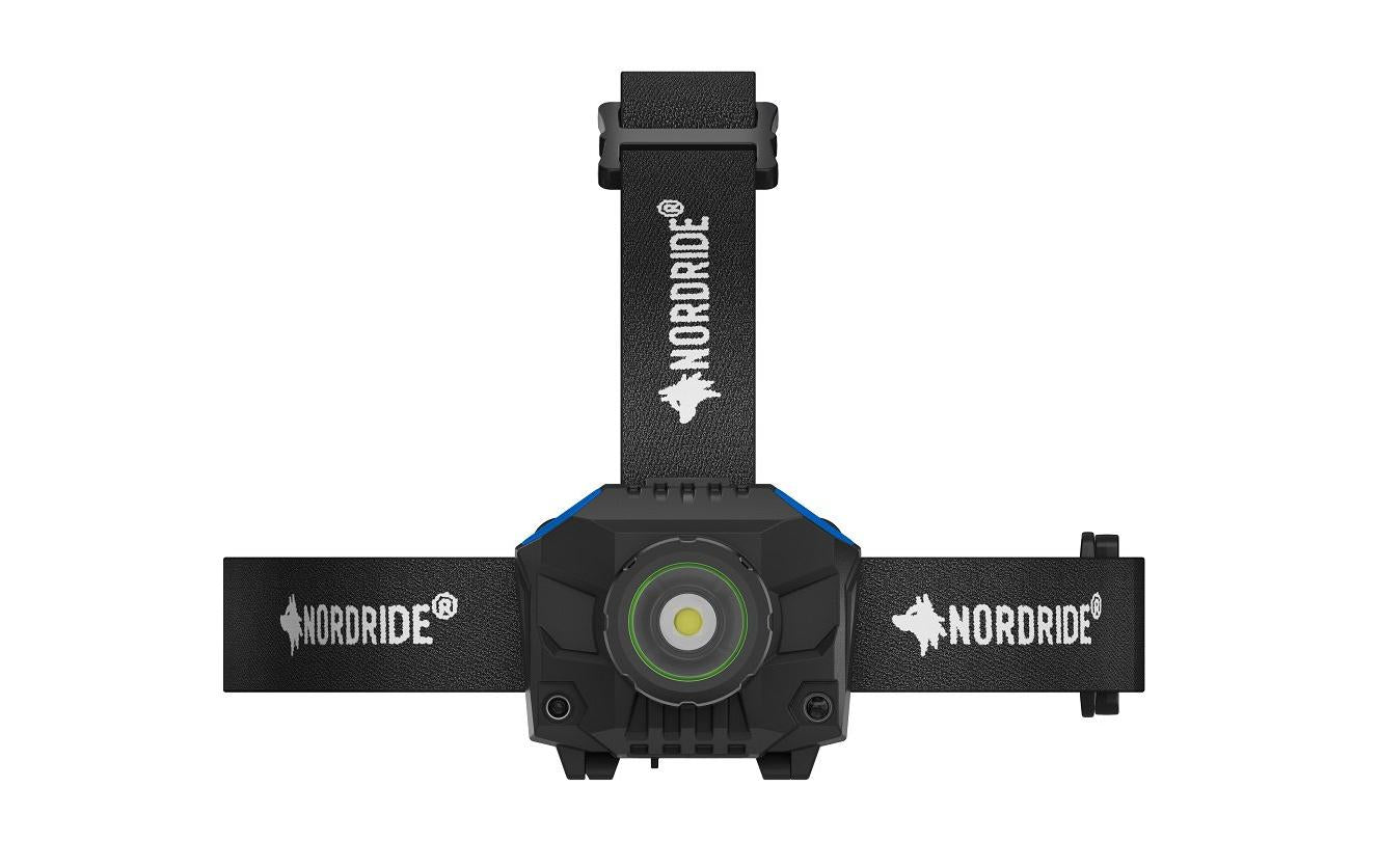 NORDRIDE Stirnlampe Active X1 R – 700 lm, 165 m, IP65, Laufzeit 90 h – Schwarz