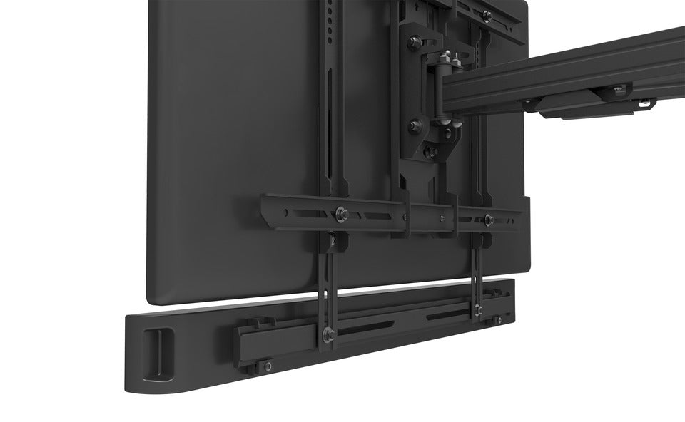 Multibrackets Soundbar S – Standfüsse, VESA 200×200 mm, für Displays 40", Traglast 10 kg, Schwarz