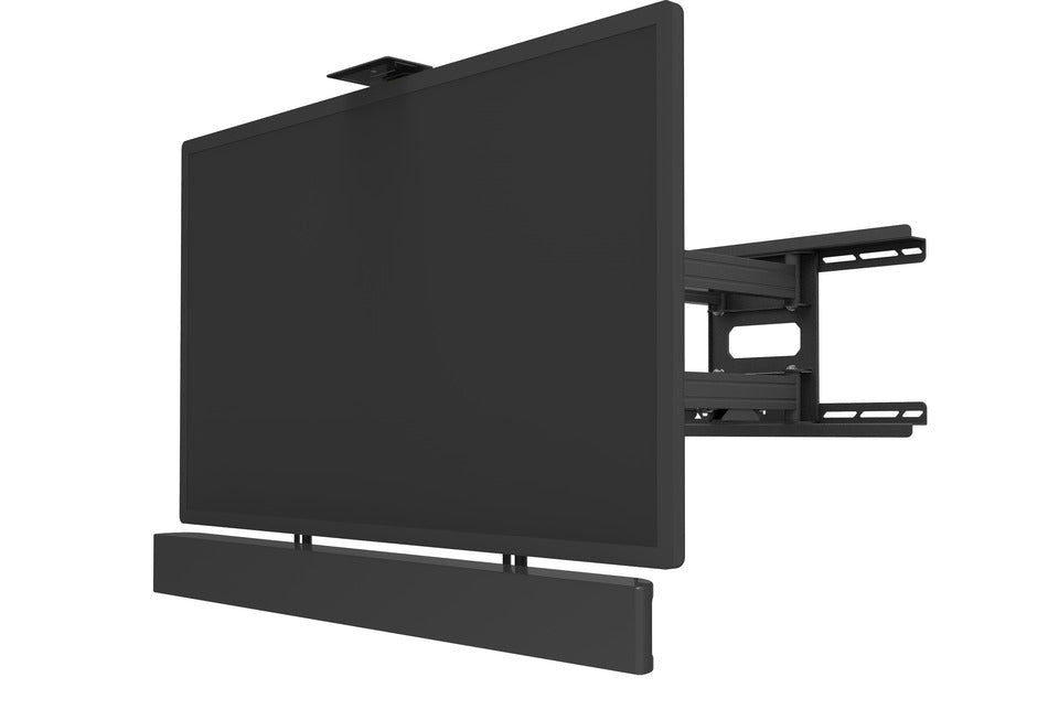 Multibrackets Soundbar S – Standfüsse, VESA 200×200 mm, für Displays 40", Traglast 10 kg, Schwarz