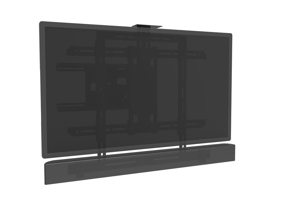 Multibrackets Soundbar S – Standfüsse, VESA 200×200 mm, für Displays 40", Traglast 10 kg, Schwarz