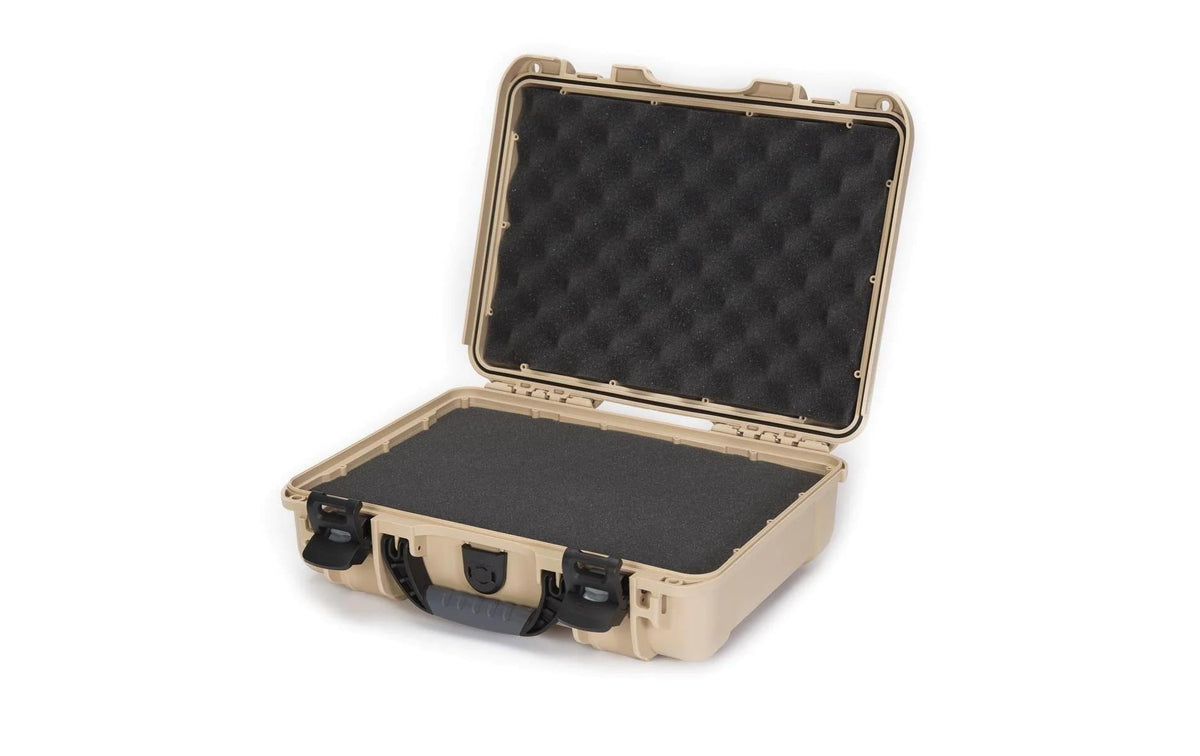 Nanuk Schutzkoffer 910 – 8,2 l, Kunststoff, Sand, 36,3 × 12 × 28,2 cm