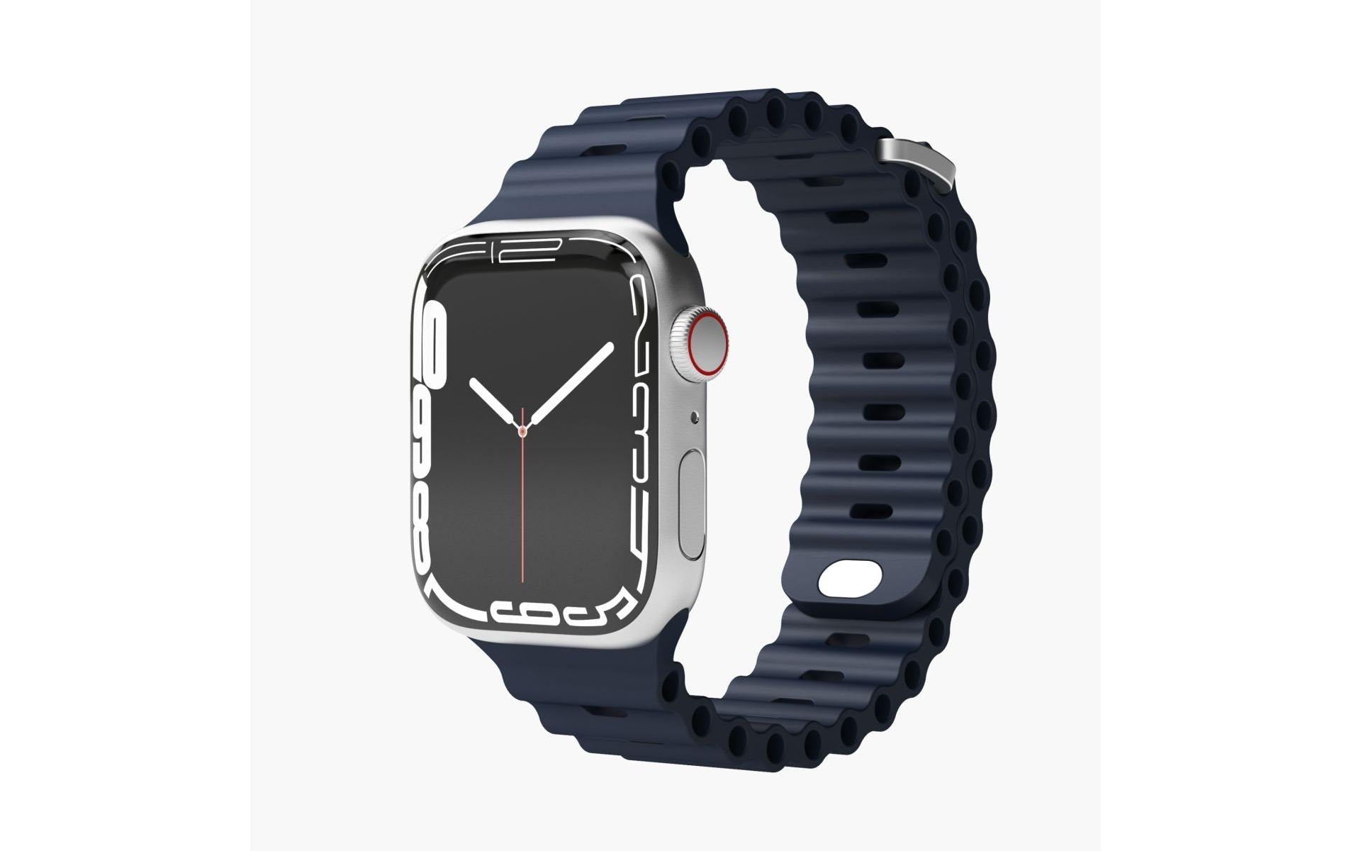 Vonmählen Wave Band 1 – Armband – für Apple Watch 40–42 mm, Navy, Elastomer (TPR)