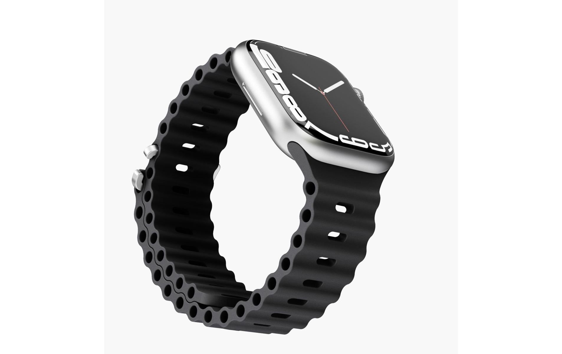 Vonmählen Wave Band 1 – Sportarmband Schwarz, für Apple Watch 40 mm, 41 mm, 42 mm