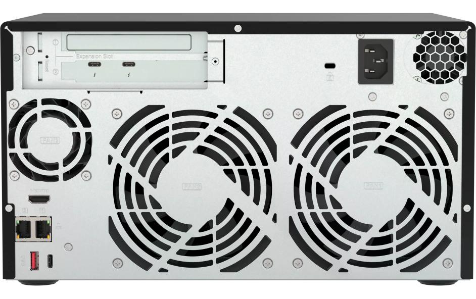 QNAP TVS-H 874T-I7-32G Speichergerät – 32 GB RAM, 2× 2,5 GBE, 8-Bay