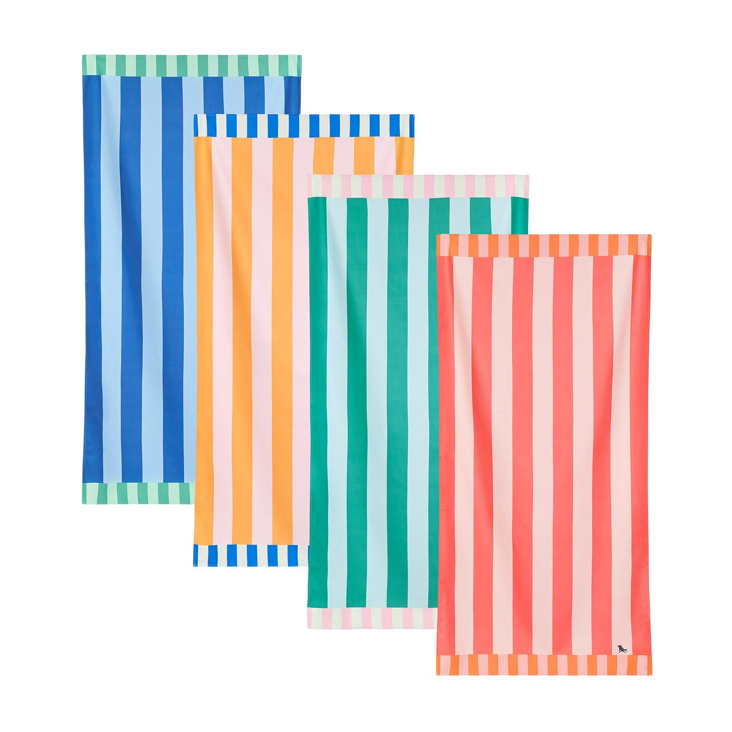 Dock & Bay Strandtuch DES XL Raspberry Road – 90 × 200 cm, Rot, Polyamid/Polyester