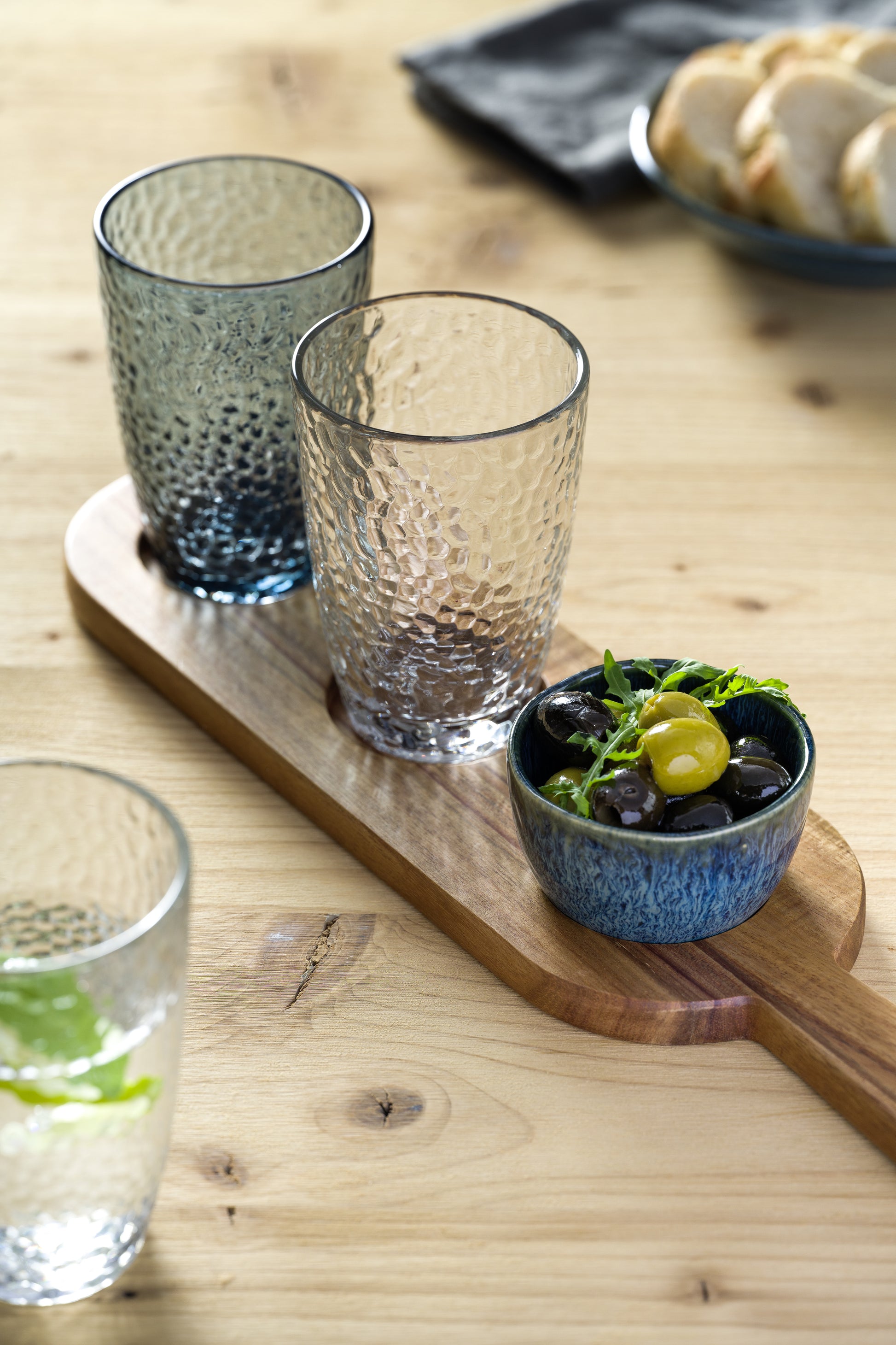 LEONARDO Trinkgläser – 4er Set, 340 ml, Ø 8,0 cm, H 12,0 cm, Kalk-Natron-Glas, Transparent, spülmaschinenfest