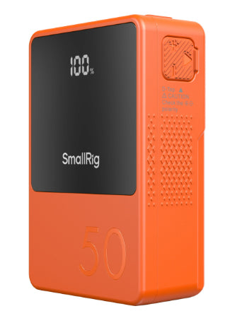 SmallRig VB50 mini V-Mount Akku 14,8 V 3400 mAh 50,00 Wh Li-Ion – für Geräte