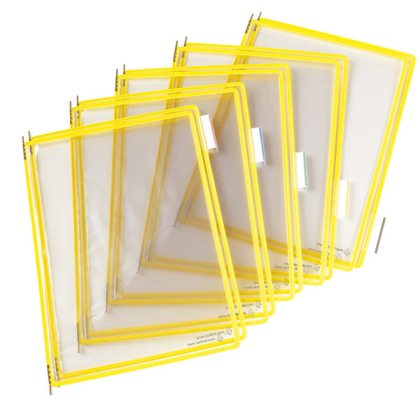 Tarifold Rahmen – 230 × 343 mm, gelb, für A4, 10er-Pack