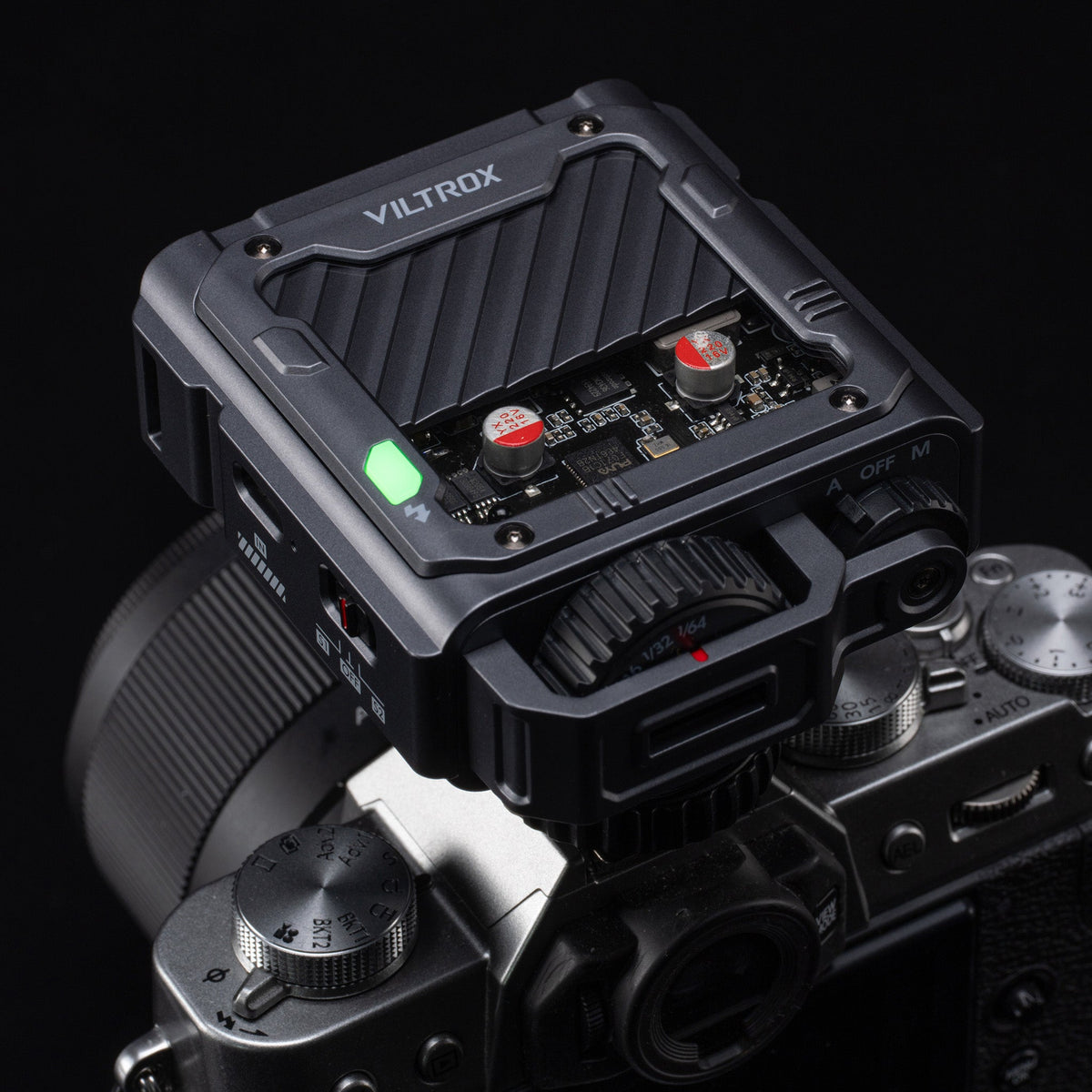 Viltrox Spark Z3-N Kompaktes Blitzlicht - GN 26, 6500 K, 1800 mAh, 650 Blitze pro Ladung - für Nikon - Grau