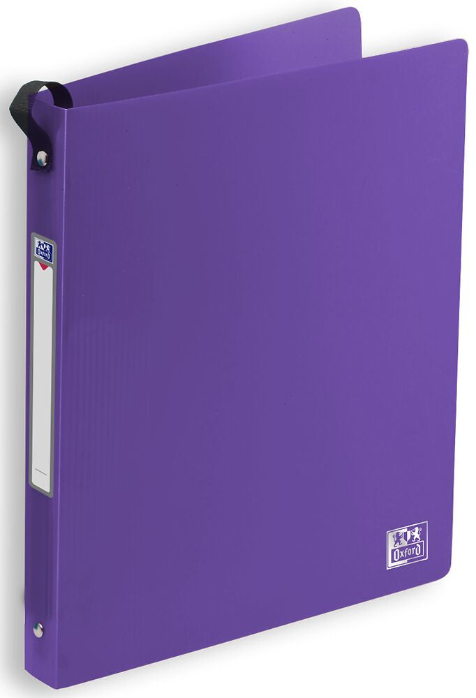 Oxford ELBA School Life Ringbuch – 2-Ring – für A4 – Rückenbreite 3 cm – mehrfarbig – 18 Stk.