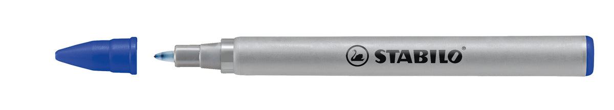 STABILO EASYoriginal Nachfüll-Rollerpatrone – Blau, 0,3 mm (Fein), 20er-Pack, radierbar