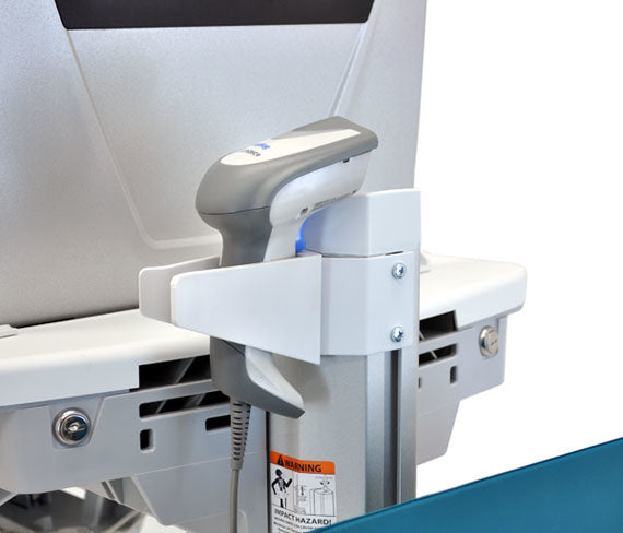 Ergotron StyleView – Computerwagen mit LCD-Pivot, 3 Schubladen, bis 24", VESA 75×75/100×100, Grau/Weiss