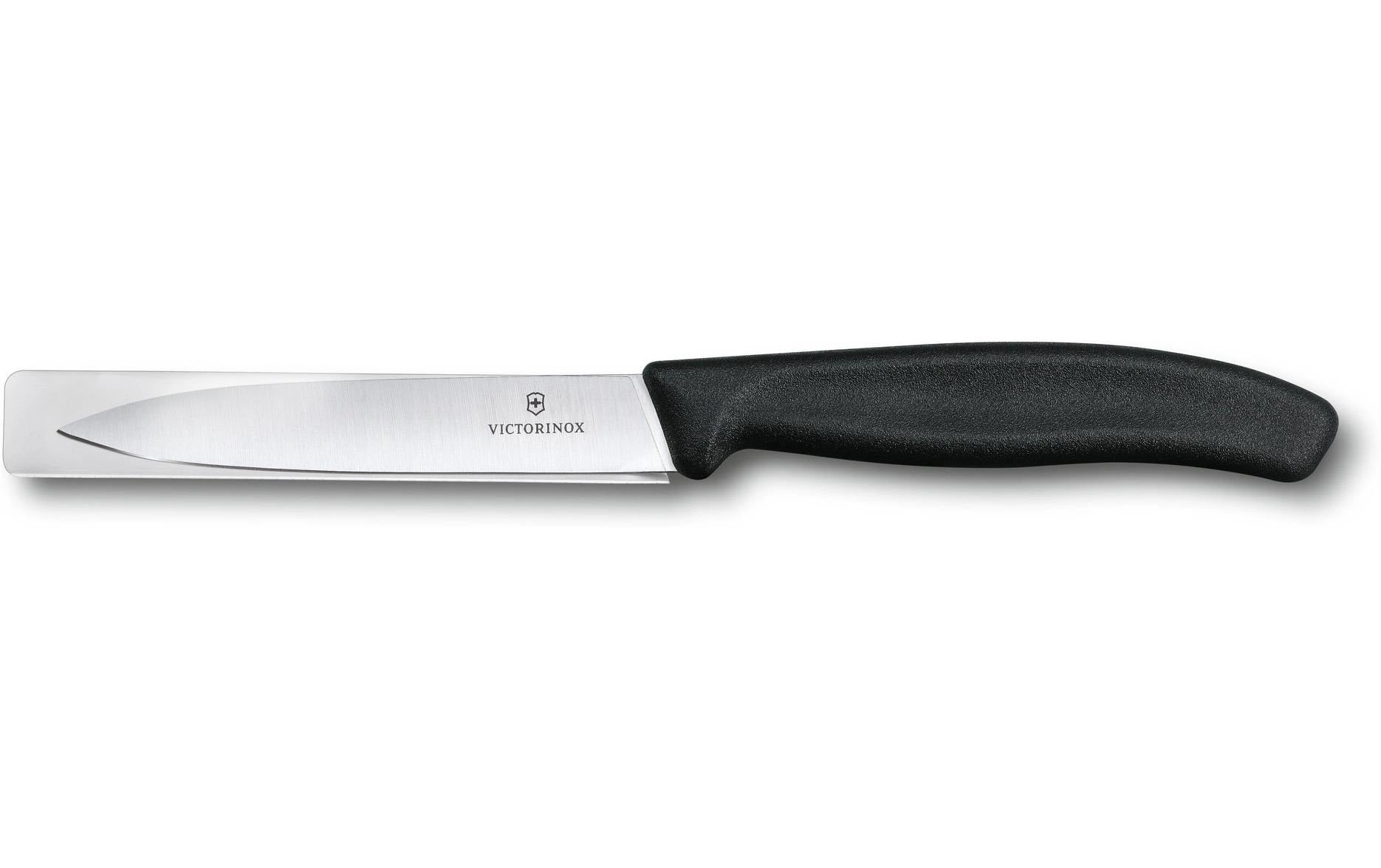 Victorinox Gemüsemesser 10 cm, Edelstahl, Griff Polypropylen (PP), Schwarz
