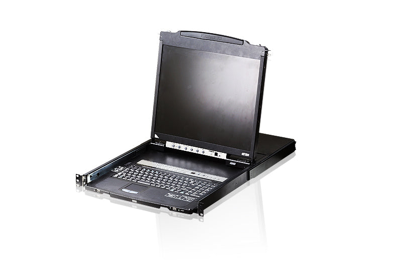 ATEN CL5816N – KVM-Switch, 19" LCD, 16 Port, PS/2-Konsole, QWERTZ (CH)