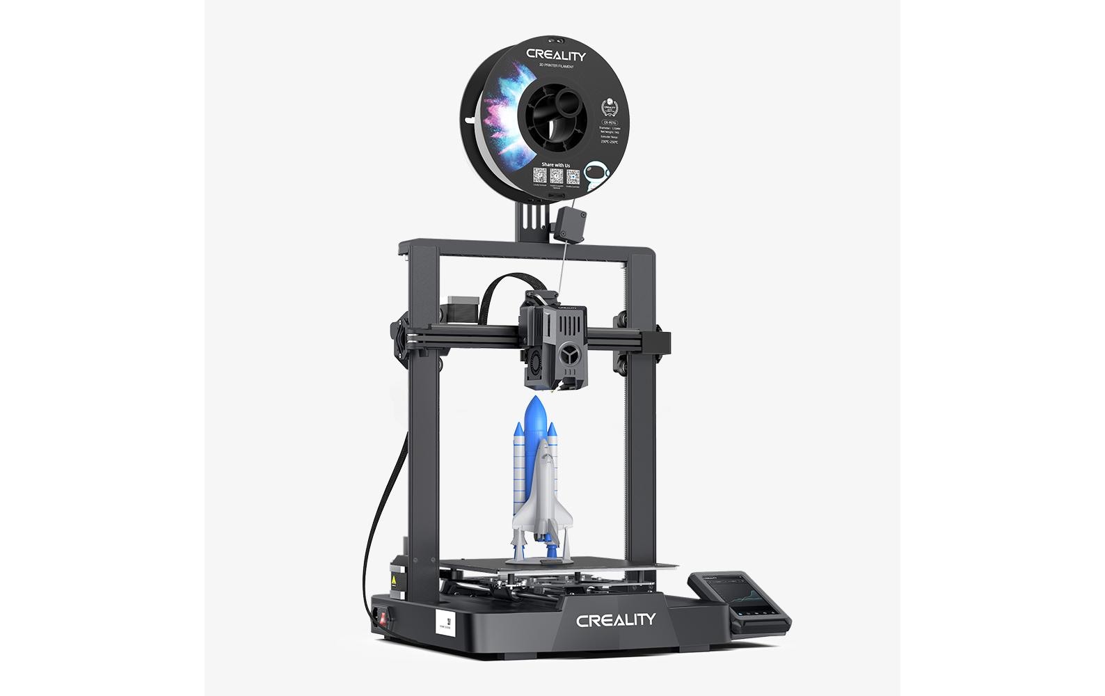 Creality 3D Creality Ender 3V3 KE – FDM 3D-Drucker, 220×220×240 mm, für 1,75 mm Filament, 1 Extruder, 0,05 mm