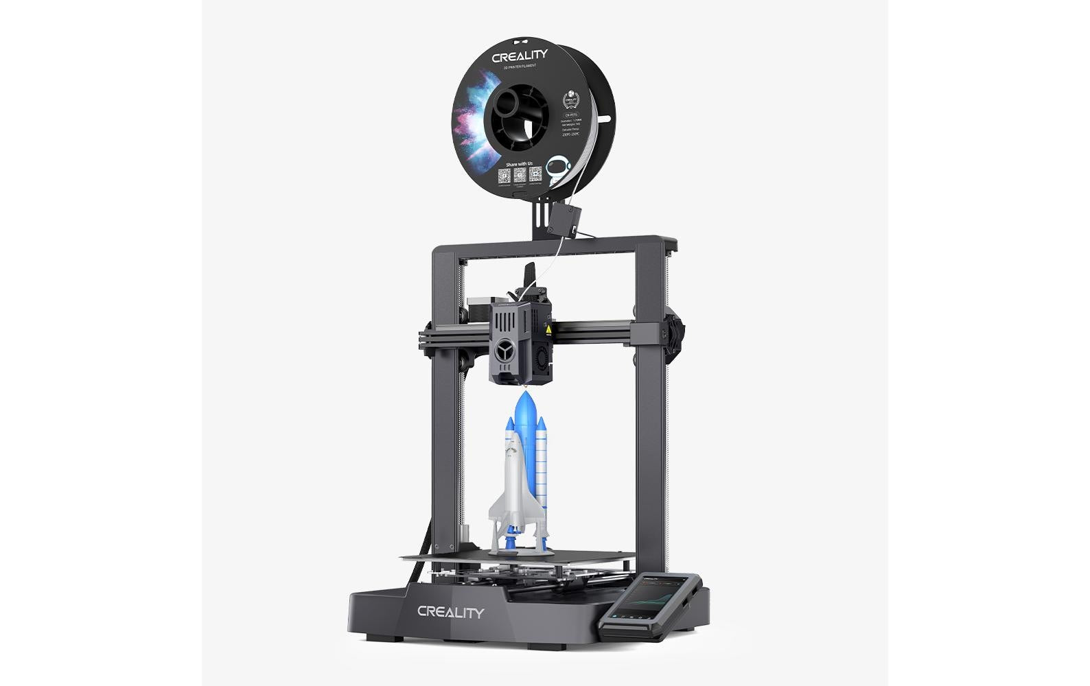Creality 3D Creality Ender 3V3 KE – FDM 3D-Drucker, 220×220×240 mm, für 1,75 mm Filament, 1 Extruder, 0,05 mm