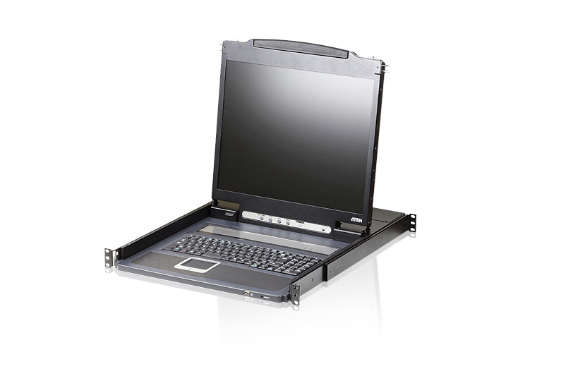 ATEN CL3000N – 19" Rack-LCD-Konsole, 1-Port VGA – 1280 × 1024/75 Hz, FR AZERTY – 1U