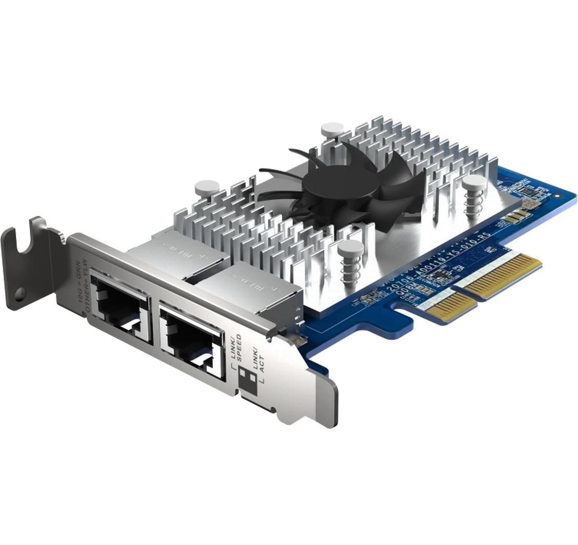 QNAP QXG-10G2T-X710 – PCIe 10G Netzwerkkarte – 2×10G RJ45, PCIe 3.0 x4