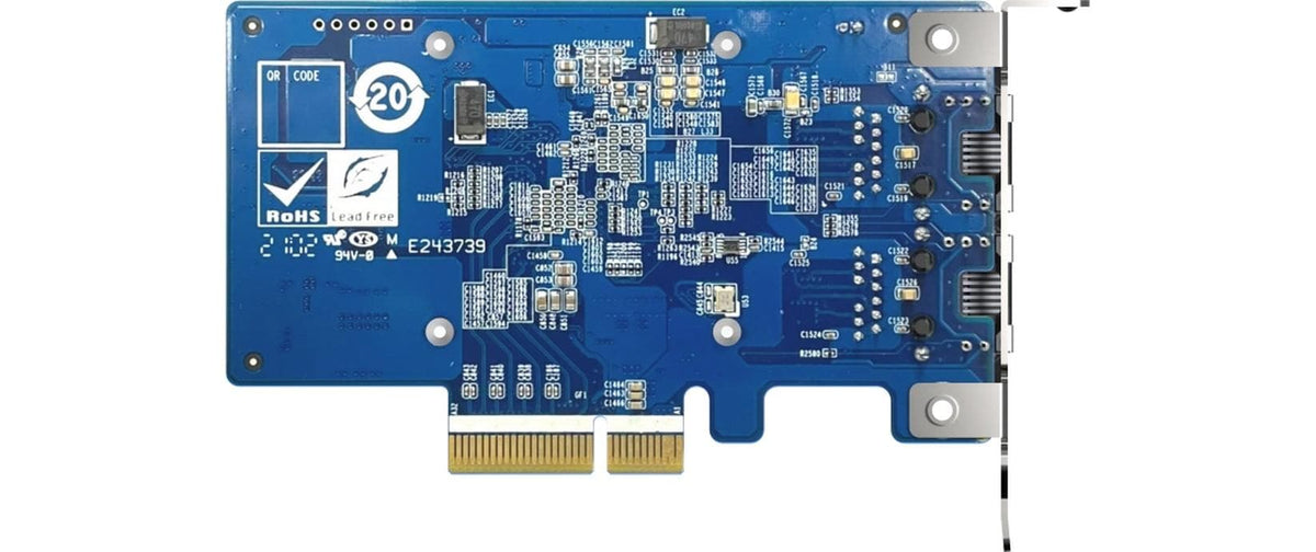 QNAP QXG-10G2T-X710 – PCIe 10G Netzwerkkarte – 2×10G RJ45, PCIe 3.0 x4