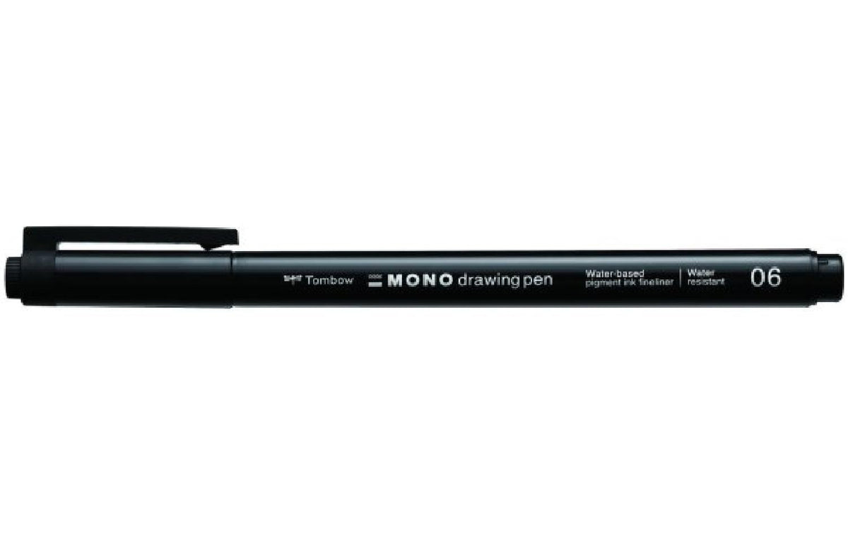 Tombow MONO Drawing Pen Fineliner – 0,5 mm, Schwarz