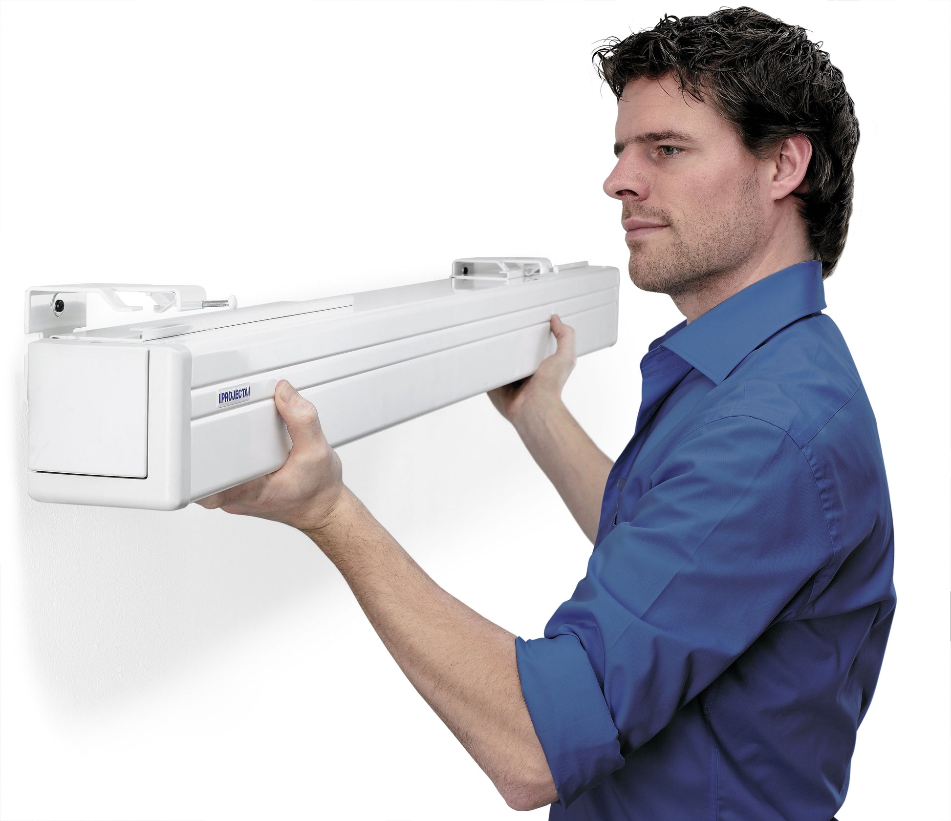 Da-Lite ProScreen – Manuelle Leinwand, 4:3, 190 × 143 cm (93,7″), Mattweiss