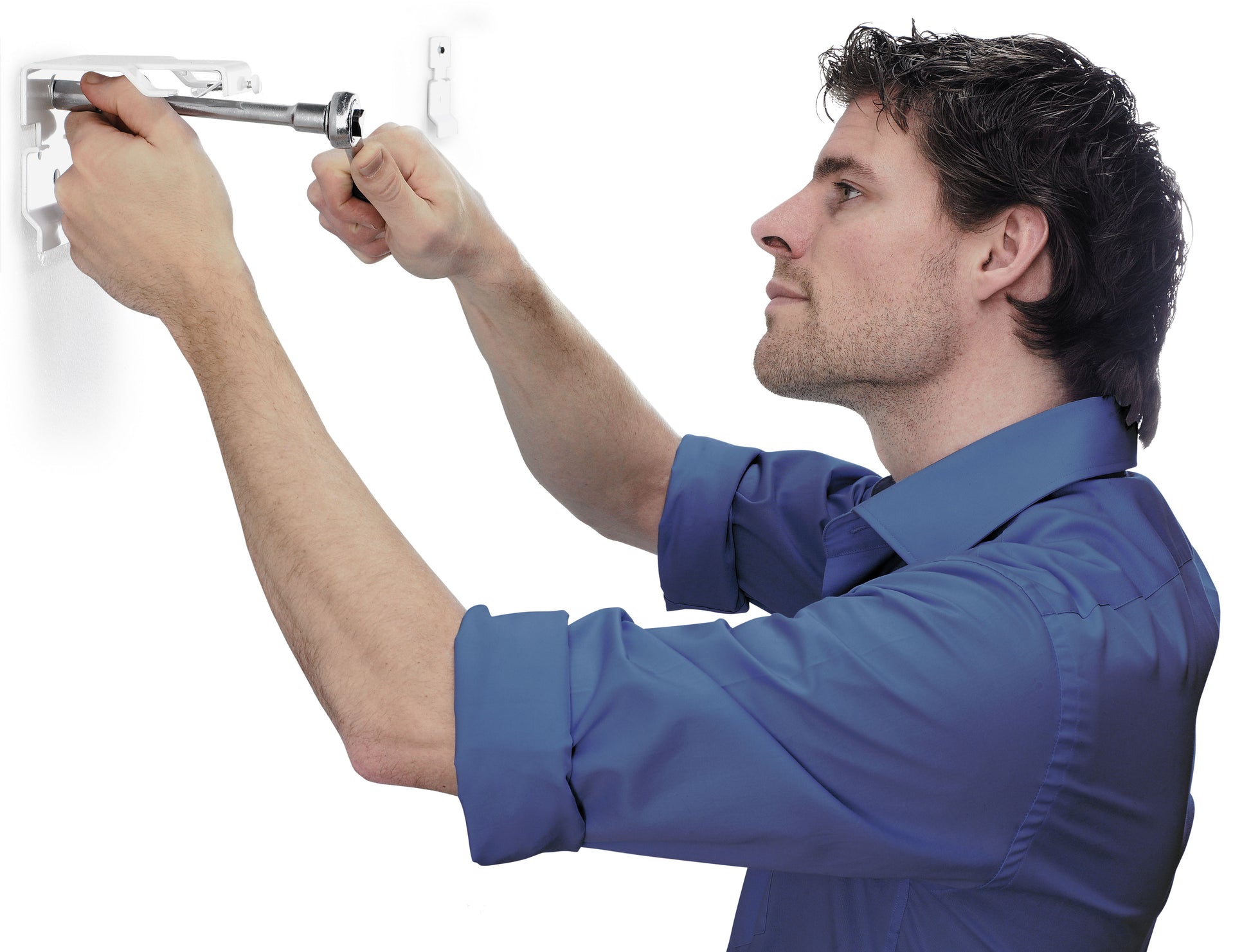 Da-Lite Hapro Manual Classic – Manuelle Leinwand, 4:3, 280 × 213 cm (133,1"), weiss