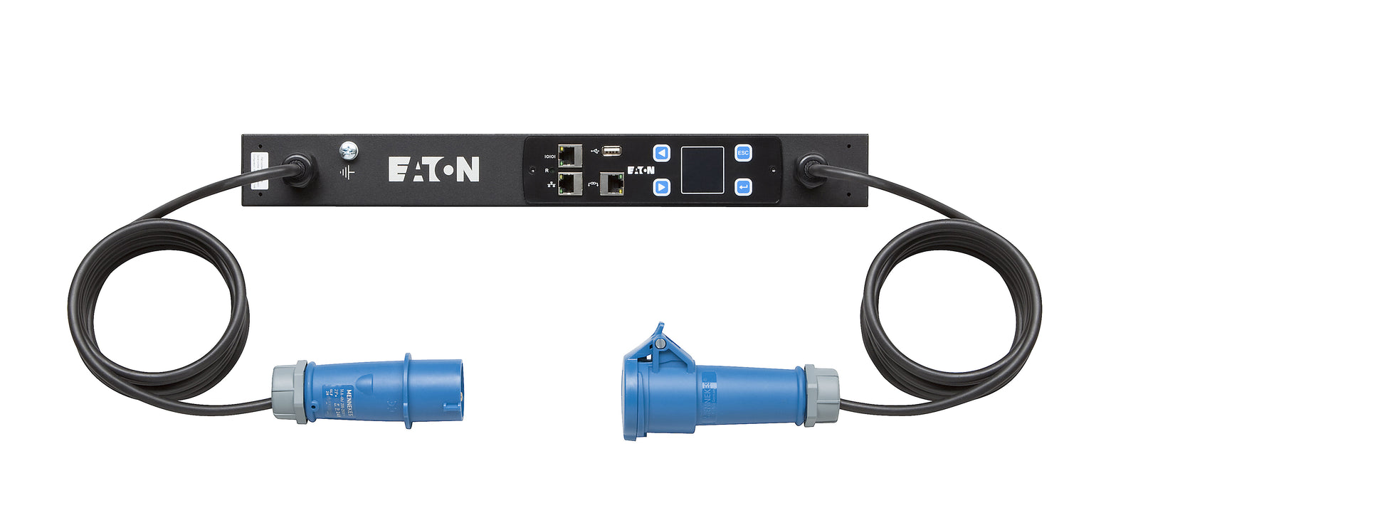 Eaton ePDU G3 IL 0U – 3700 W – Metered, IEC Klasse 1, LCD – Rackmount 0U, IEC 60309 16A×1, 3 m Kabel – Schwarz