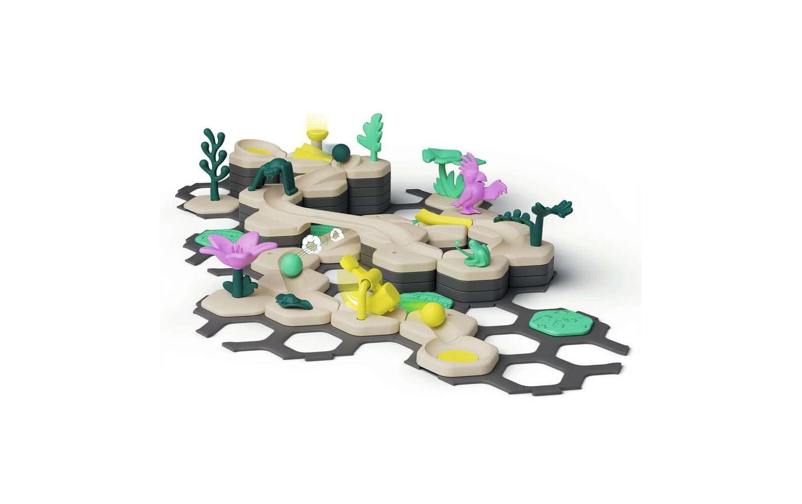 Ravensburger GraviTrax Junior Starter-Set L Kugelbahn – Dschungel – 100-teilig – ab 3 Jahren