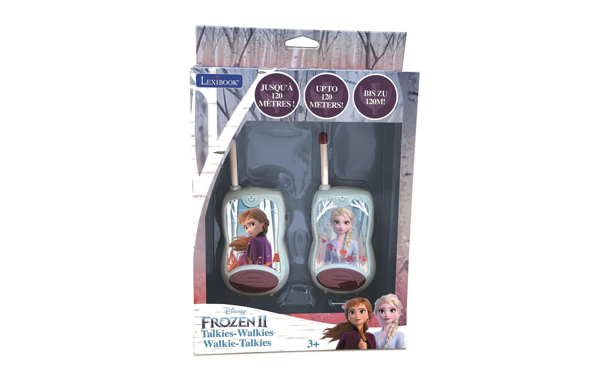 Lexibook TW12FZ – Funkgerät (2er-Set), Reichweite bis 120 m, Blau