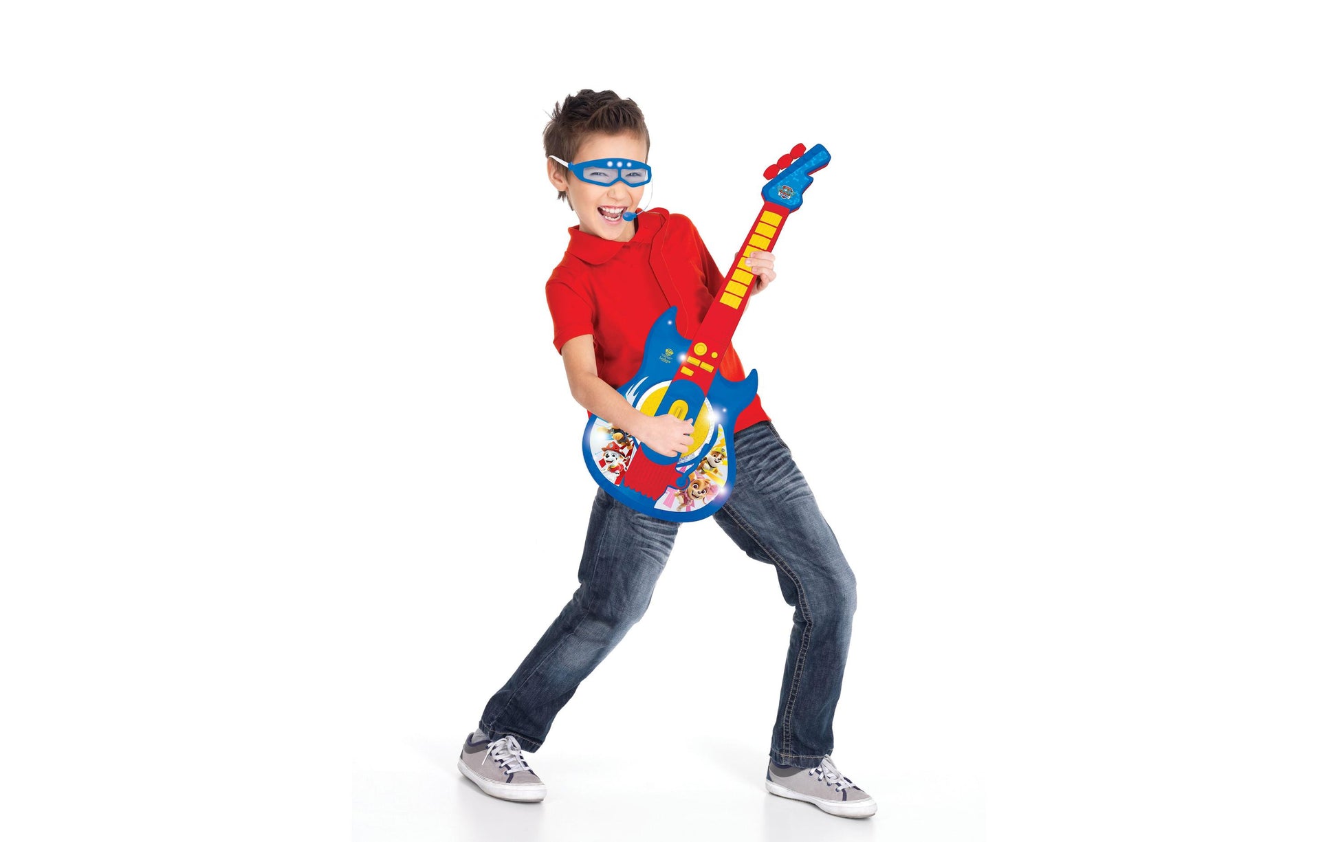 Lexibook Paw Patrol Gitarre – 6 Lieder, 2 Modi, Lichteffekte – ab 3 Jahren – mehrfarbig