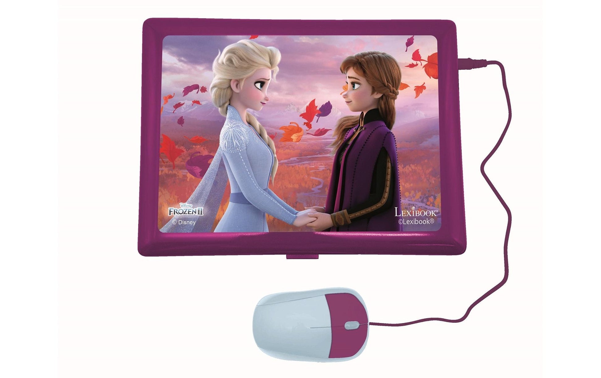 Lexibook JC598FZI3 Kinder-Laptop – Disney Frozen – 124 Aktivitäten, DE/ENG – 24 × 3,6 × 18 cm – ab 4 J.