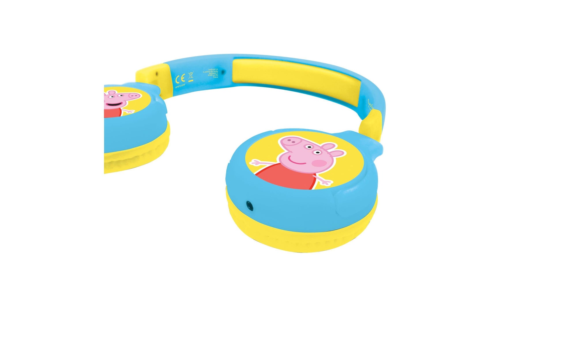Lexibook Peppa Wuz HPBT010PP Kinderkopfhörer – On-Ear, Kabel + BT, 85 dB Lautstärke-Limit, Mehrfarbig