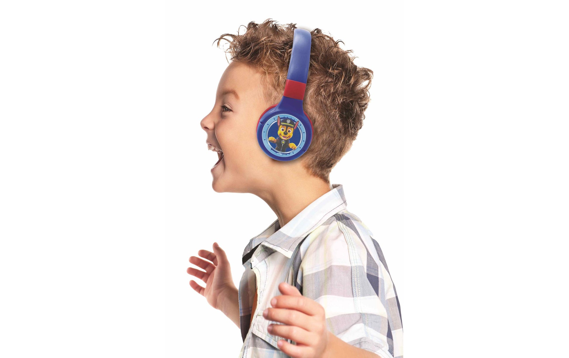 Lexibook Paw Patrol HPBT010PA Kinderkopfhörer – Over-Ear, Stereo, Kabel + BT, 85 dB-Limit, Blau, BT 5.0
