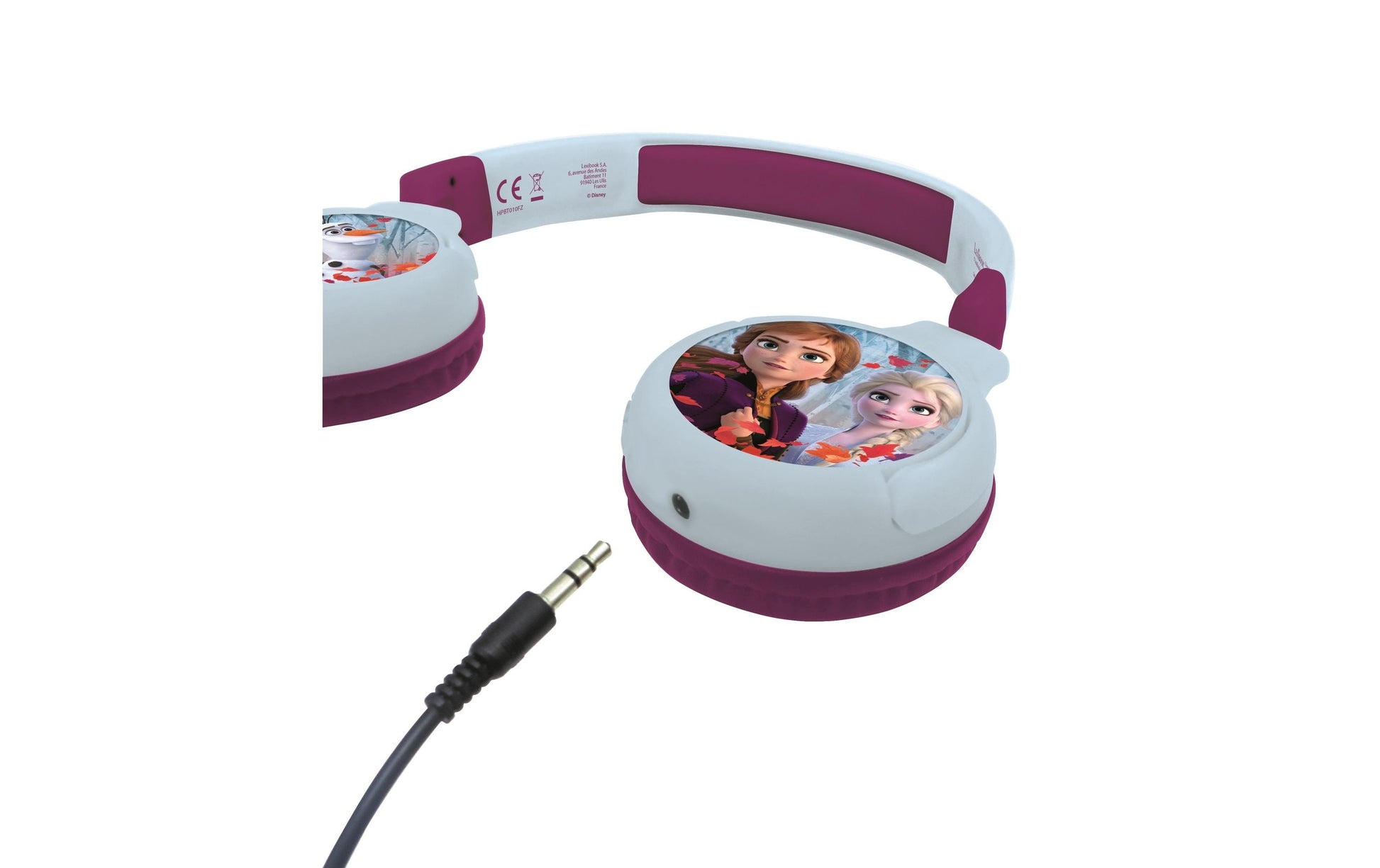 Lexibook HPBT010FZ Kinderkopfhörer – On-Ear, Stereo, Kabel + BT, 85 dB Lautstärke-Limit, Mehrfarbig, BT 5.0