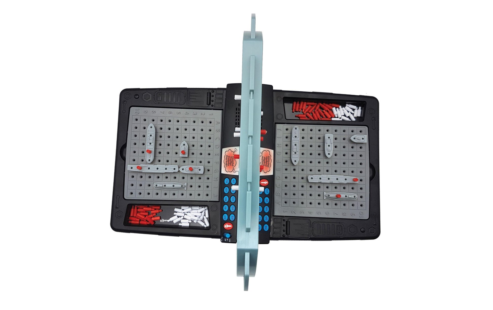 Lexibook Elektronische sprechende Seeschlacht – Brettspiel, 1–2 Spieler, ab 6 Jahren, IT/NL/DE/FR