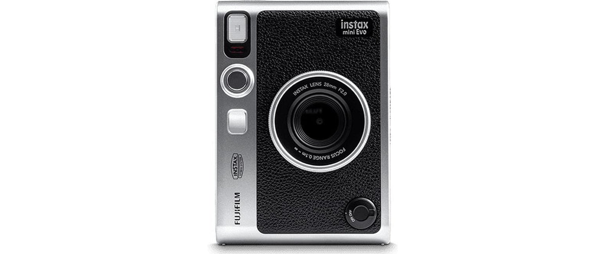 Fujifilm Instax Mini Evo – Hybrid-Sofortbildkamera Instax Mini, schwarz
