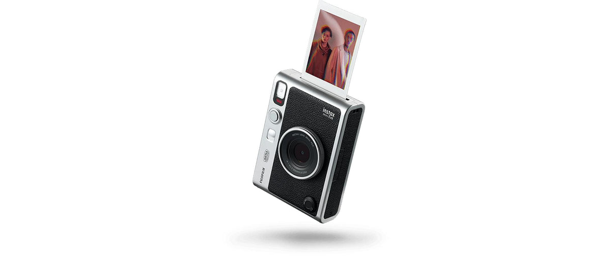 Fujifilm Instax Mini Evo – Hybrid-Sofortbildkamera Instax Mini, schwarz