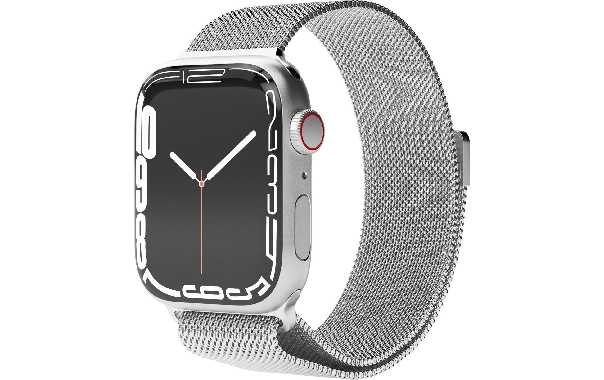 Vonmählen Milanese Loop, Silber, 40–42 mm, für Apple Watch 38 mm, 40 mm, 41 mm